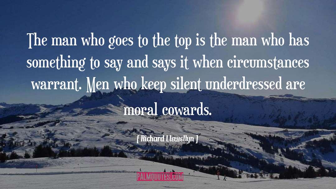 Moral Conscience quotes by Richard Llewellyn