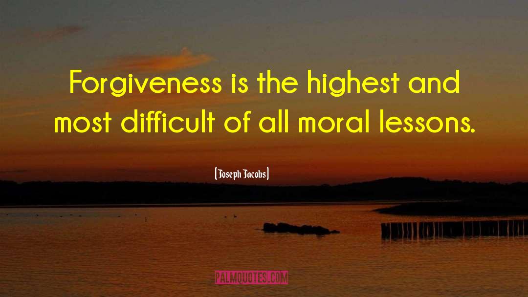 Moral Crisis quotes by Joseph Jacobs