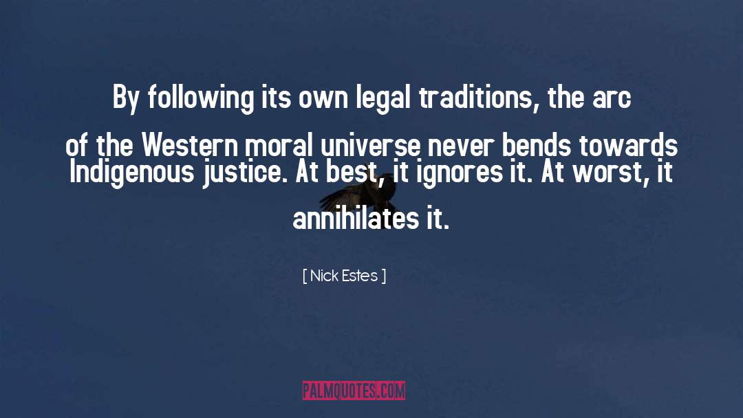 Moral Crisis quotes by Nick Estes