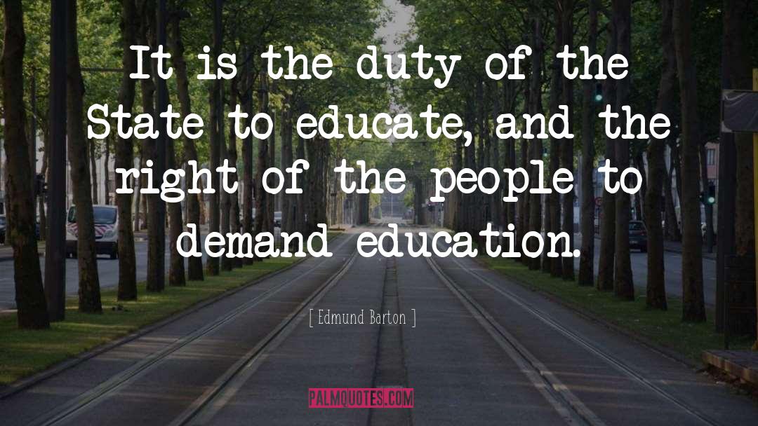 Moral Duty quotes by Edmund Barton