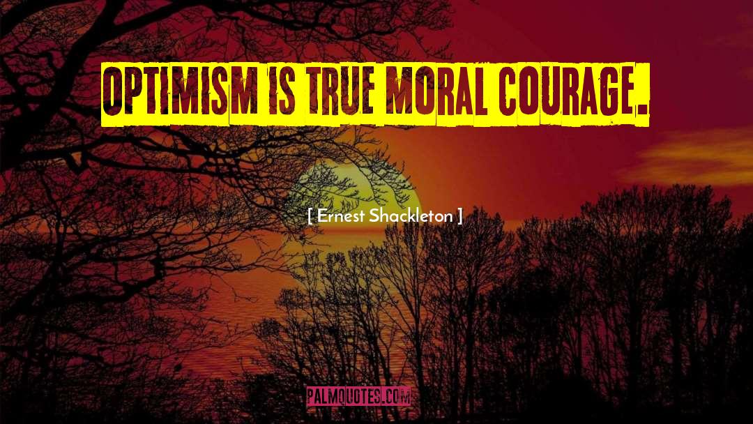 Moral Fiber quotes by Ernest Shackleton