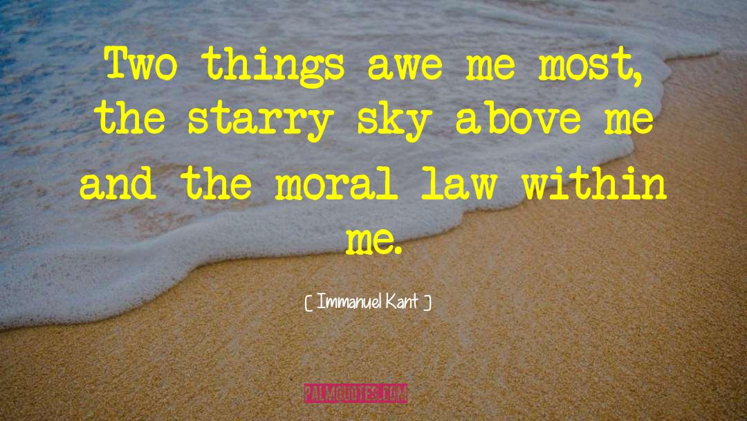 Moral Law quotes by Immanuel Kant