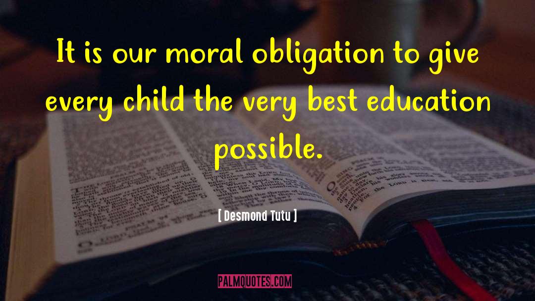 Moral Obligation quotes by Desmond Tutu