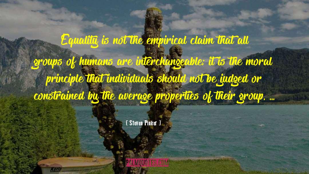 Moral Principle quotes by Steven Pinker