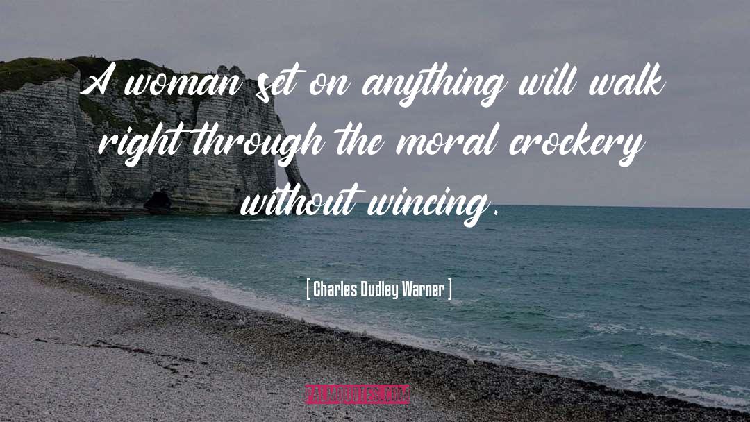 Moral Stamina quotes by Charles Dudley Warner