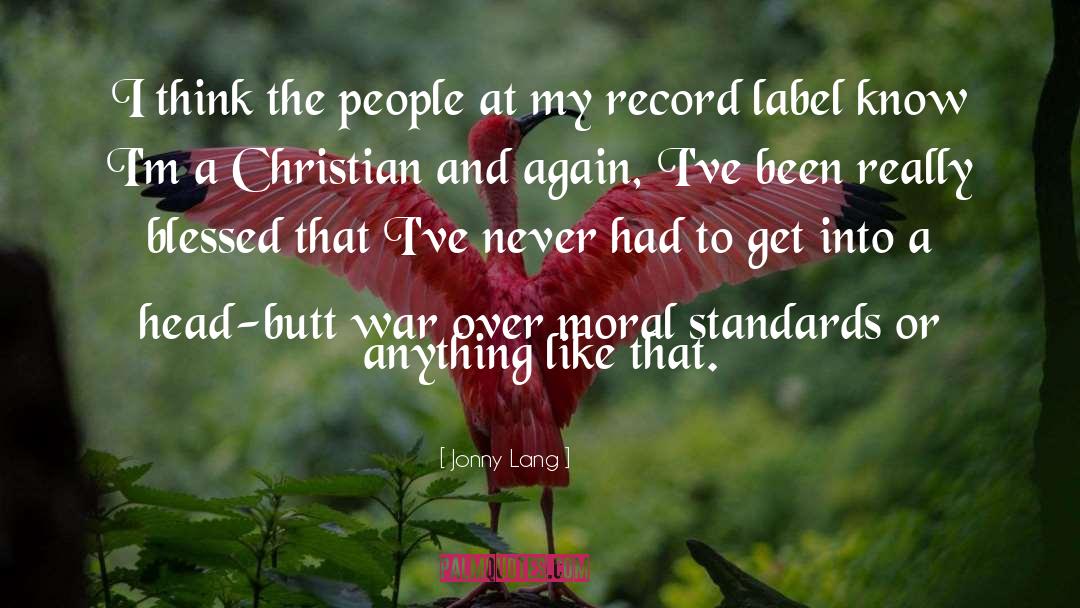 Moral Standards quotes by Jonny Lang