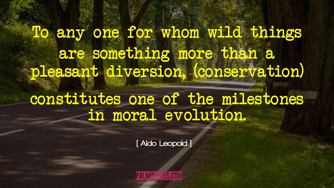 Moral Strength quotes by Aldo Leopold