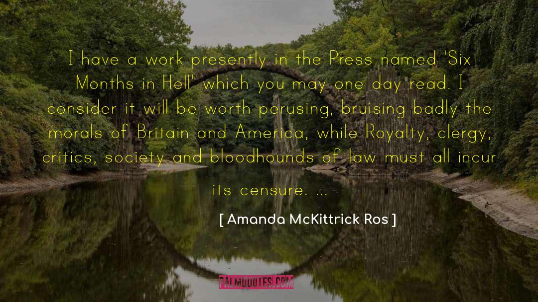 Moral Superiority quotes by Amanda McKittrick Ros