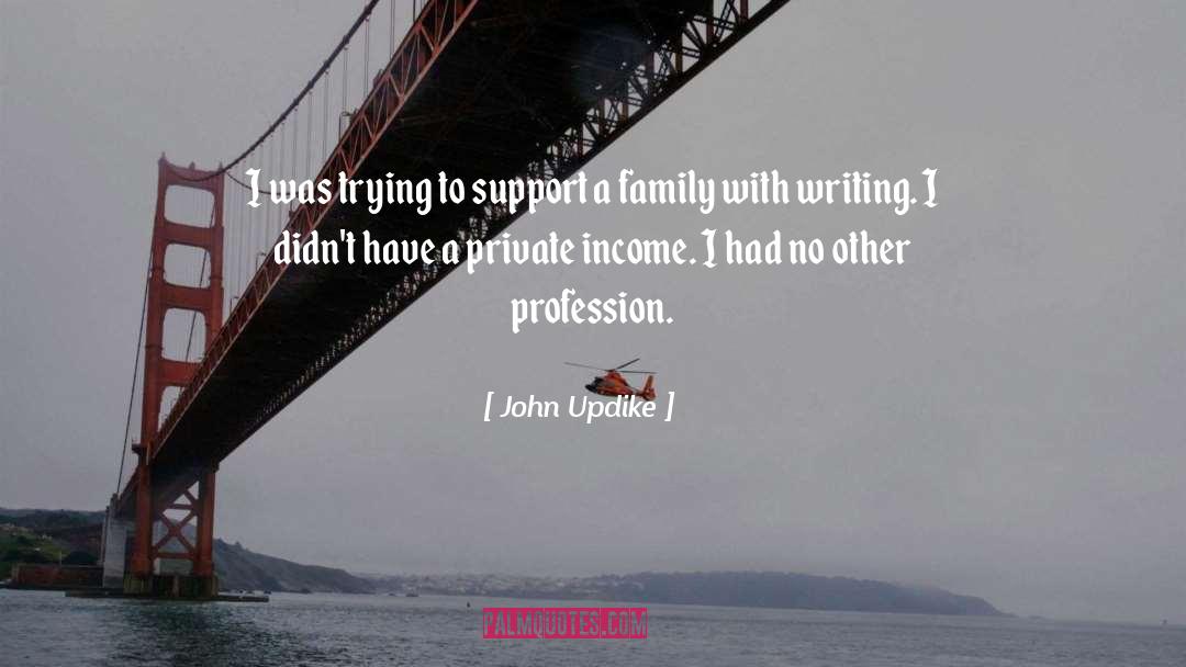 Moral Support quotes by John Updike