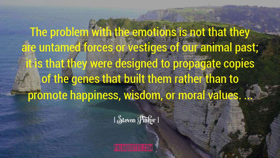 Moral Values quotes by Steven Pinker