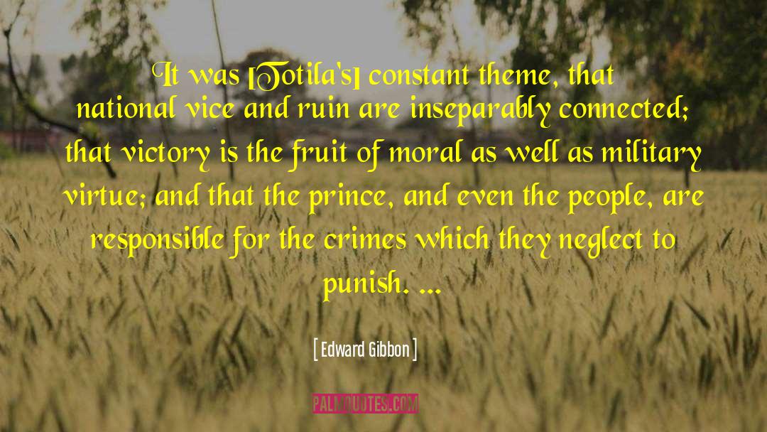 Moral Virtue quotes by Edward Gibbon