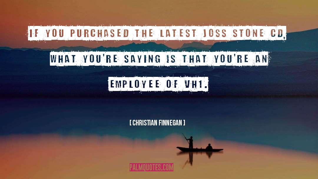 Morale Of An Employee quotes by Christian Finnegan