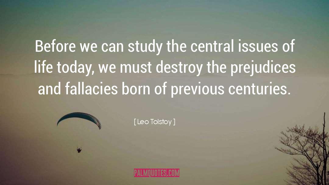 Moralistic Fallacy quotes by Leo Tolstoy