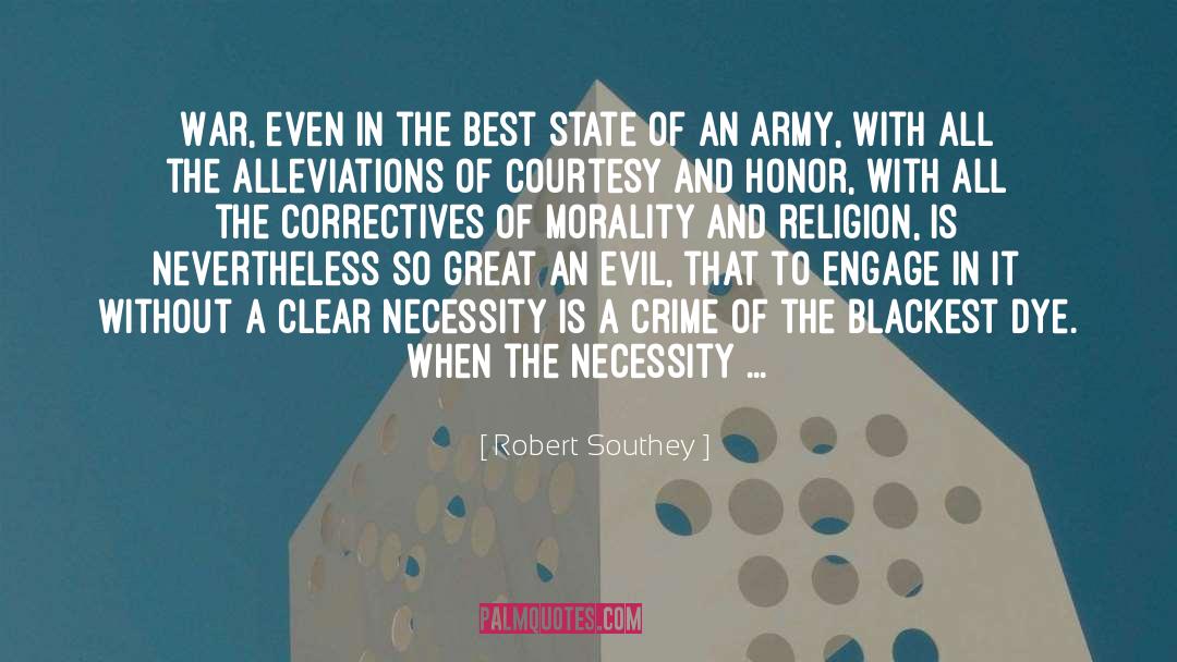 Morality And Religion quotes by Robert Southey