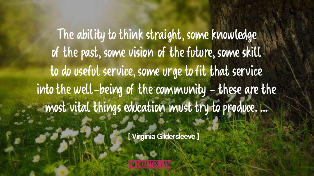 Morality Education quotes by Virginia Gildersleeve