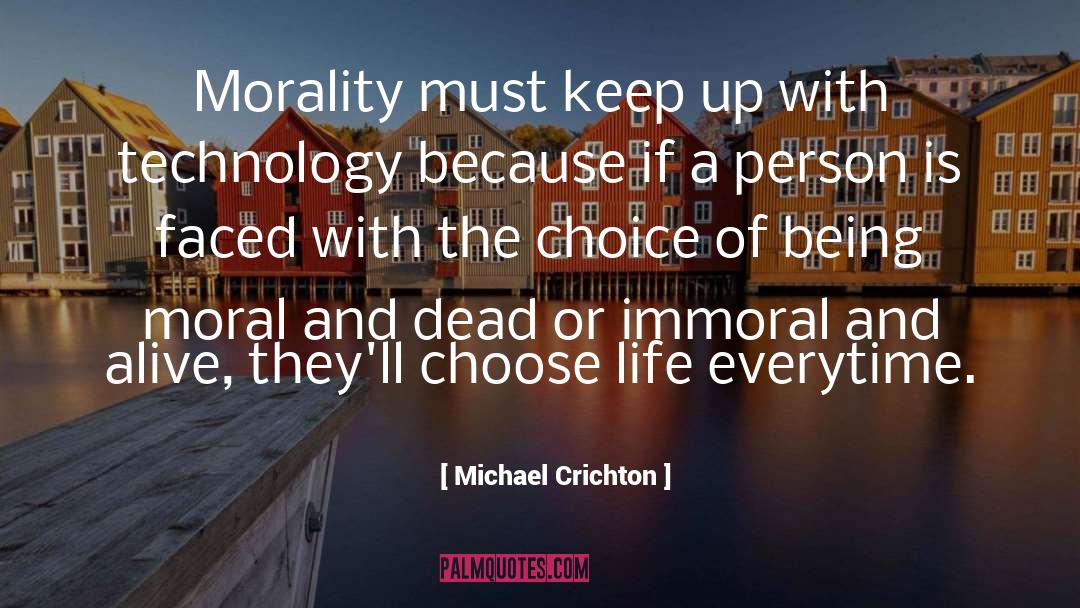 Morality Gossip Scandal quotes by Michael Crichton
