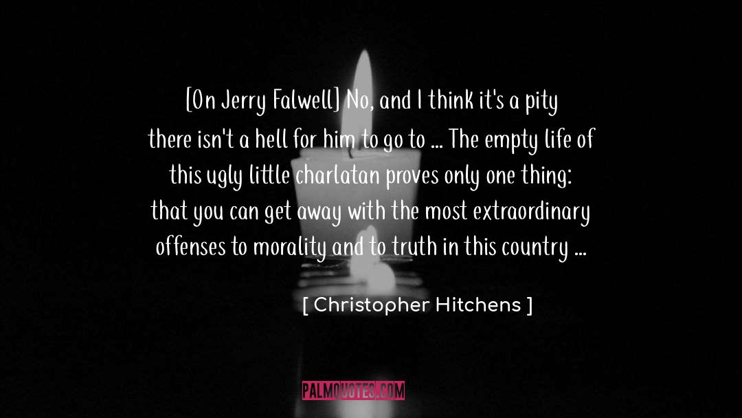 Morality quotes by Christopher Hitchens