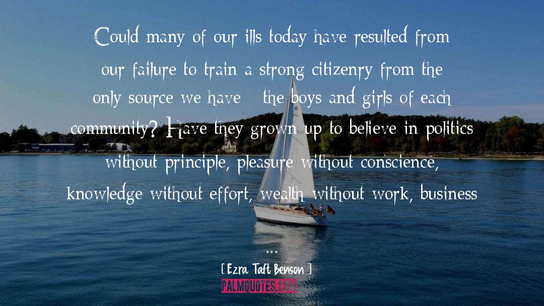 Morality Without Kindness quotes by Ezra Taft Benson