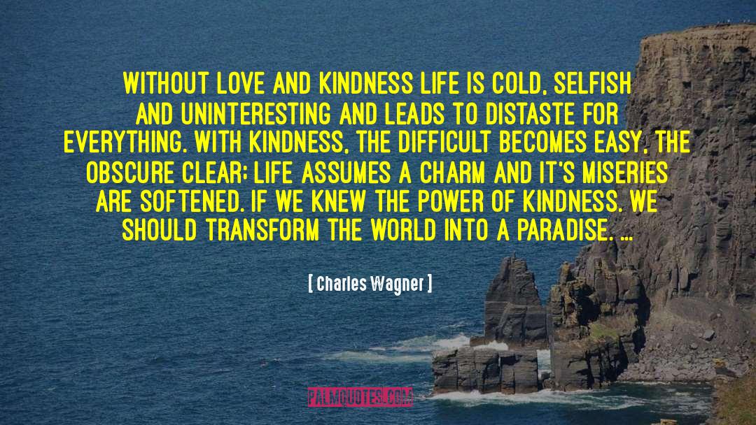 Morality Without Kindness quotes by Charles Wagner