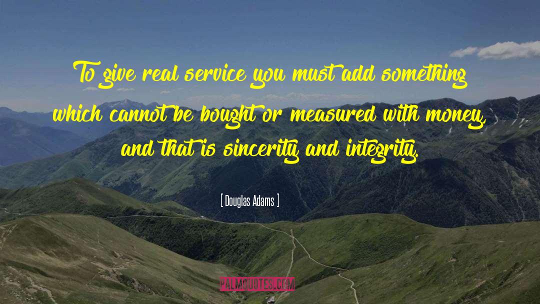 Morals And Integrity quotes by Douglas Adams