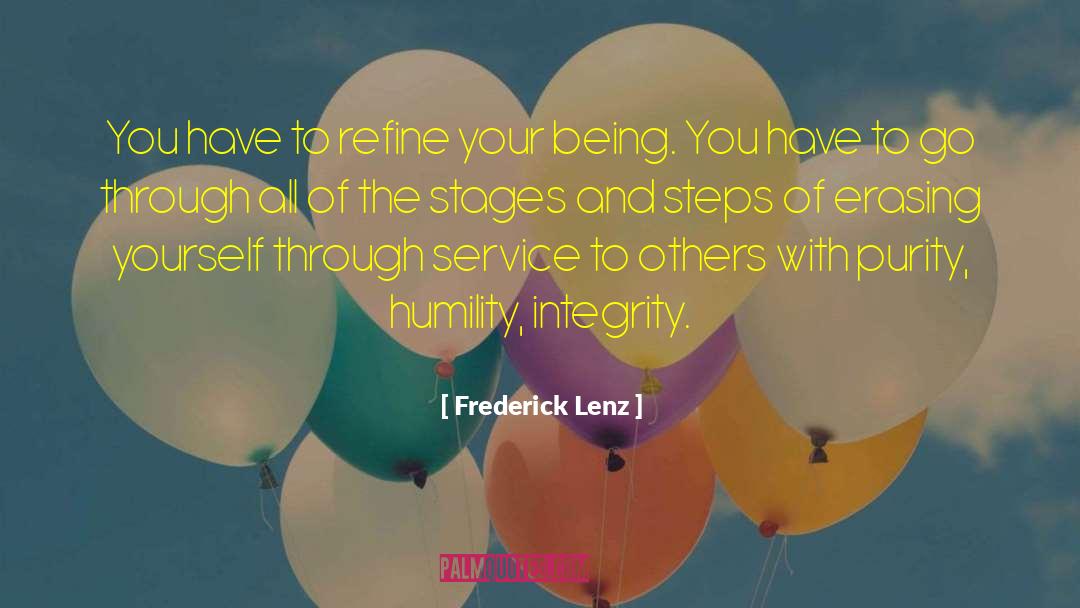 Morals And Integrity quotes by Frederick Lenz