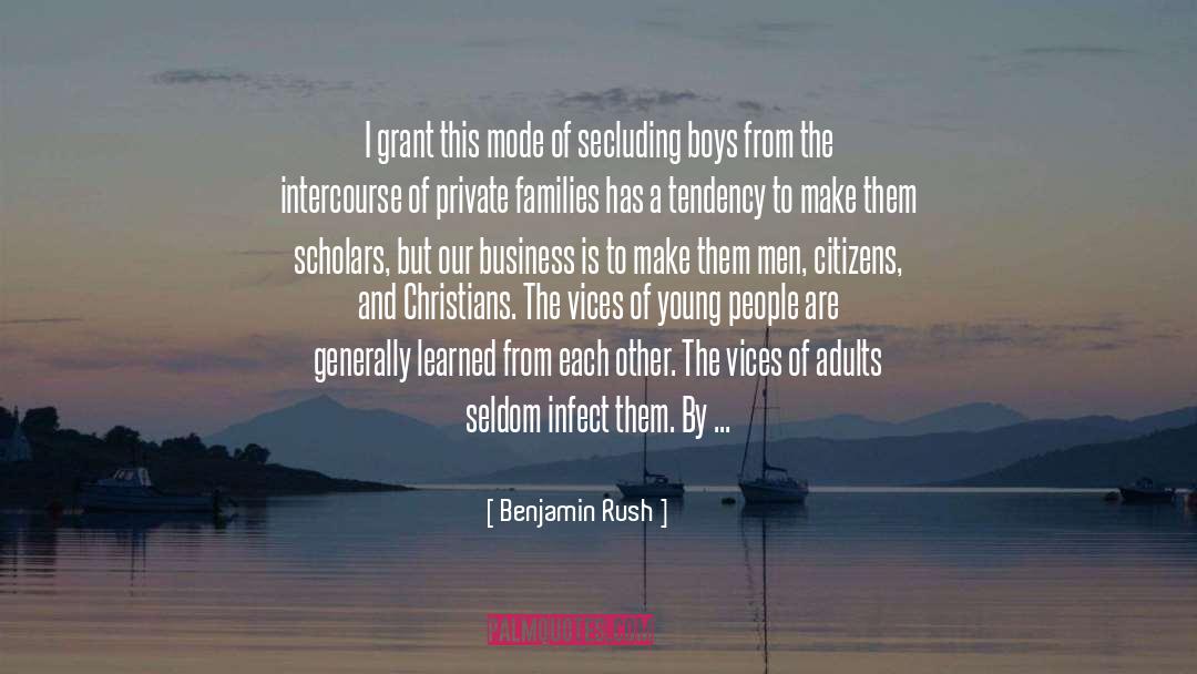 Morals quotes by Benjamin Rush