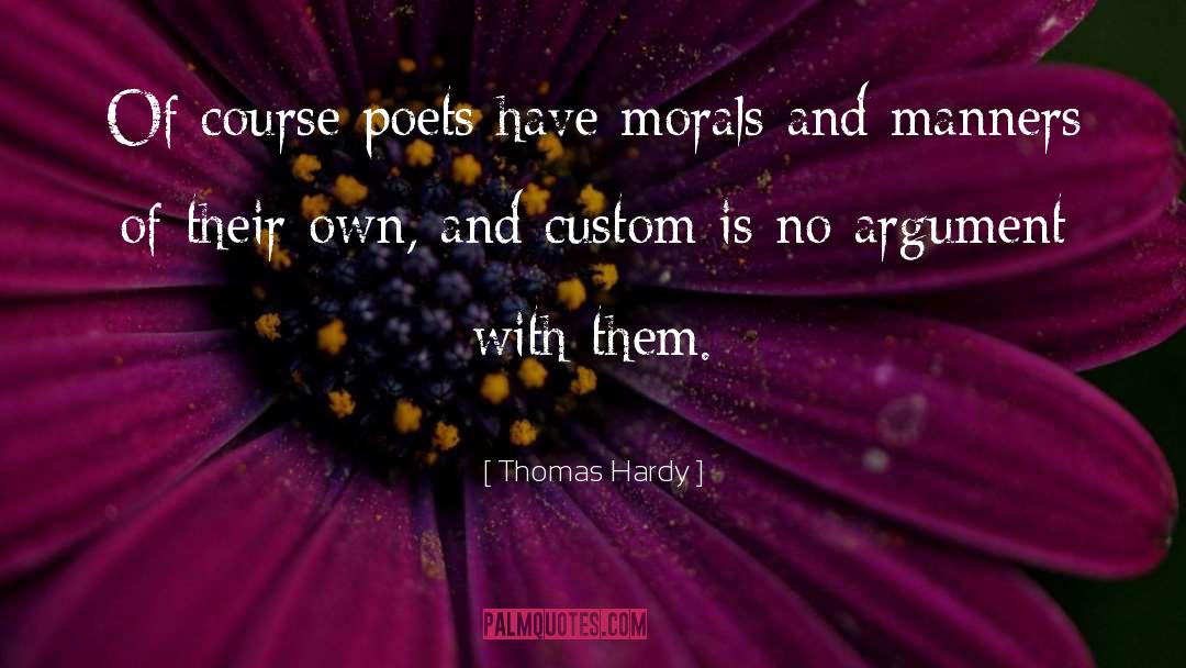 Morals quotes by Thomas Hardy