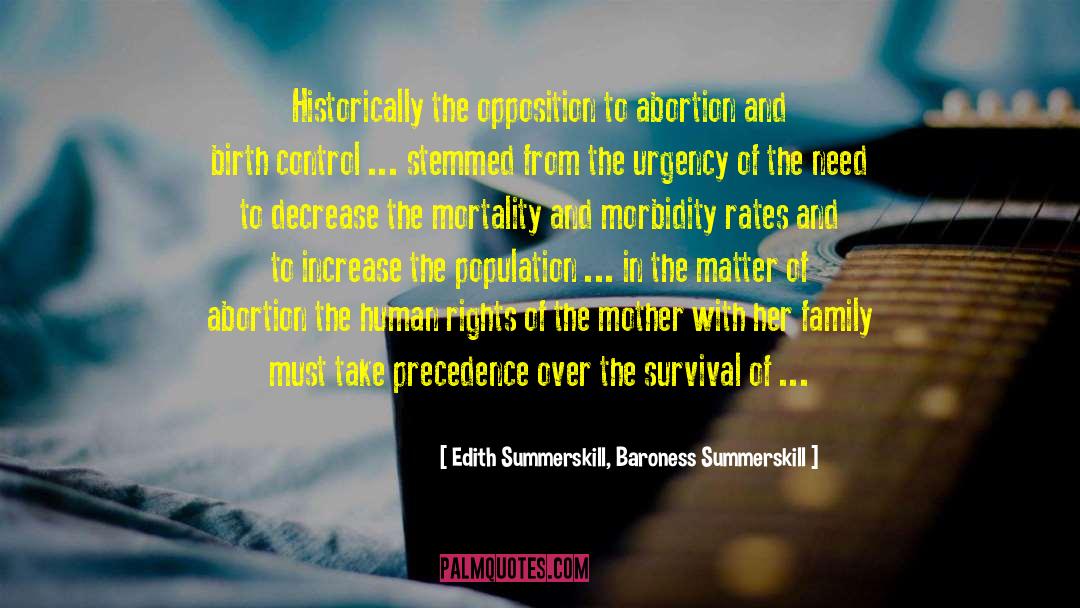 Morbidity quotes by Edith Summerskill, Baroness Summerskill