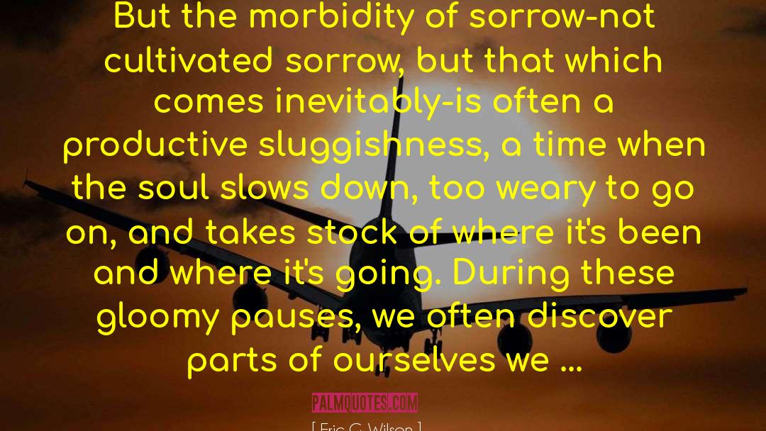 Morbidity quotes by Eric G. Wilson