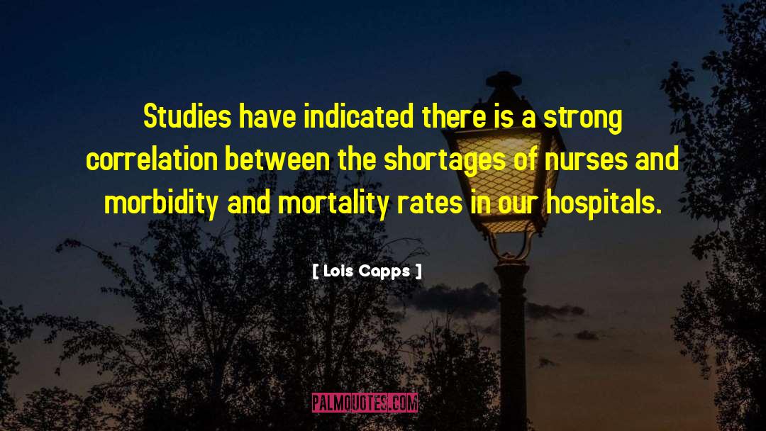 Morbidity quotes by Lois Capps