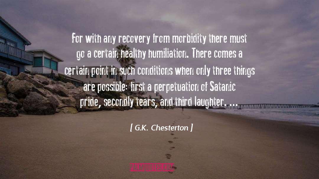 Morbidity quotes by G.K. Chesterton
