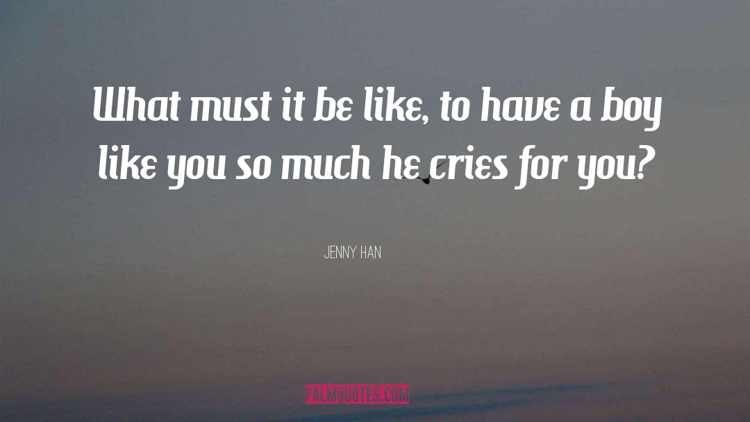 More Curious quotes by Jenny Han