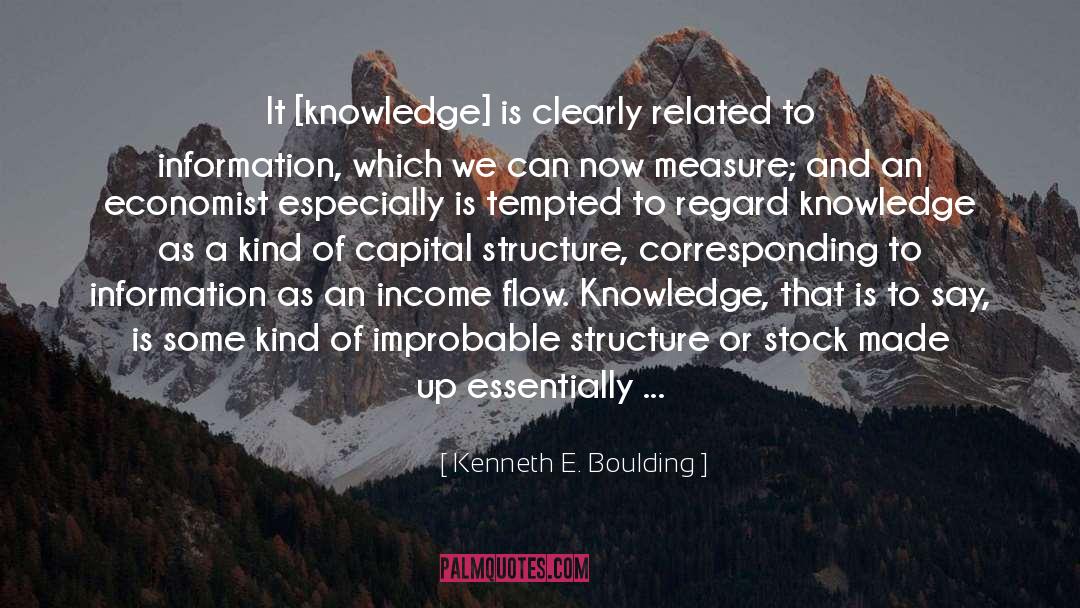 More Knowledge quotes by Kenneth E. Boulding