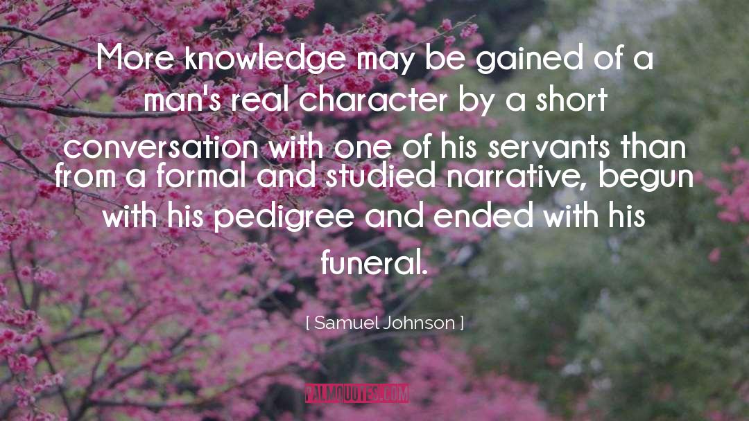 More Knowledge quotes by Samuel Johnson