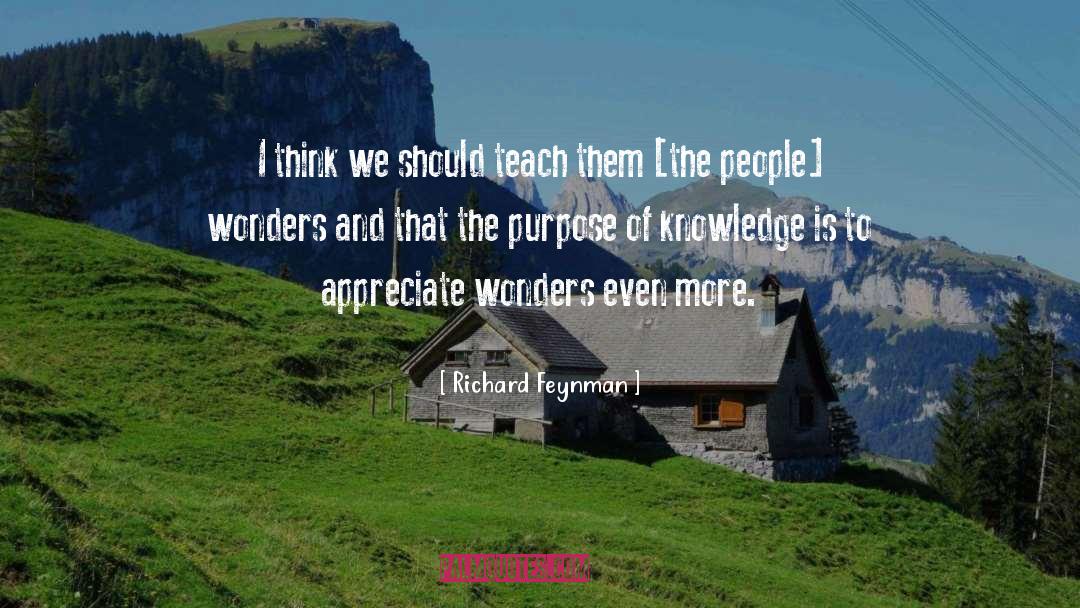 More Knowledge quotes by Richard Feynman