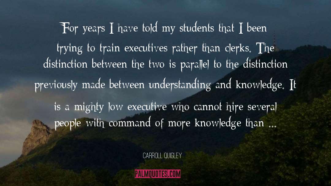 More Knowledge quotes by Carroll Quigley