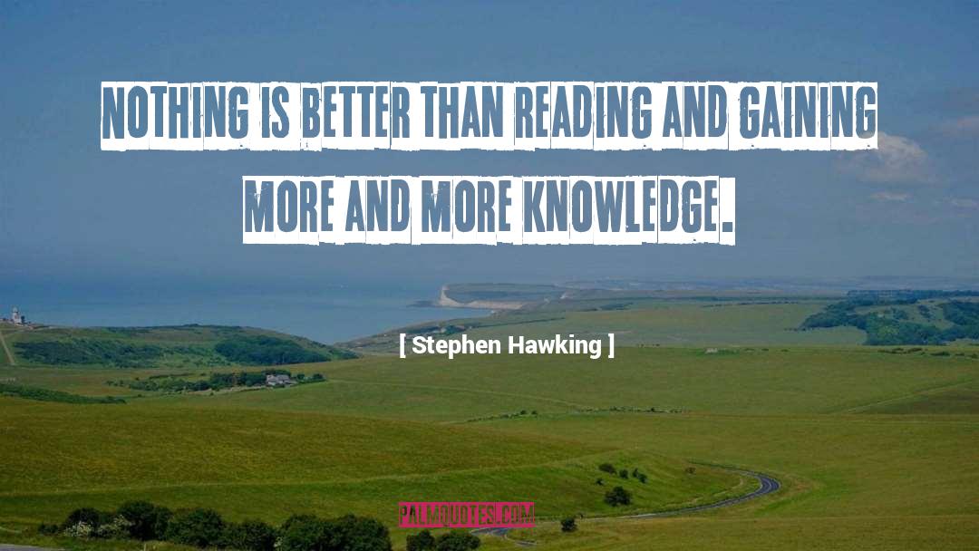 More Knowledge quotes by Stephen Hawking