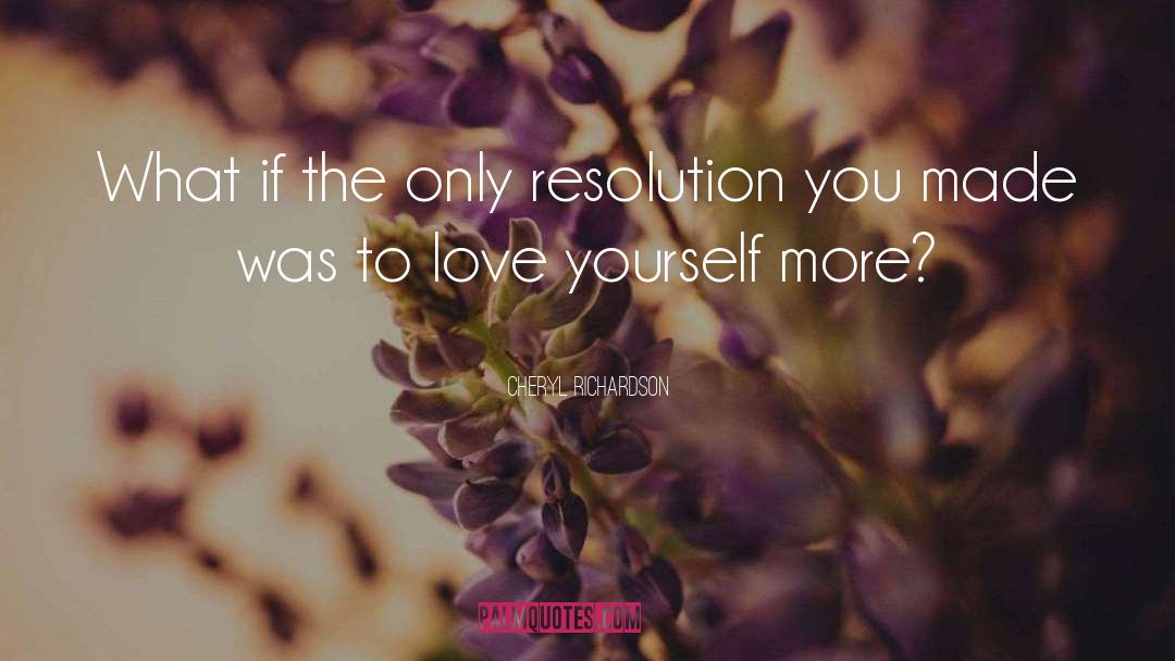 More Love quotes by Cheryl Richardson