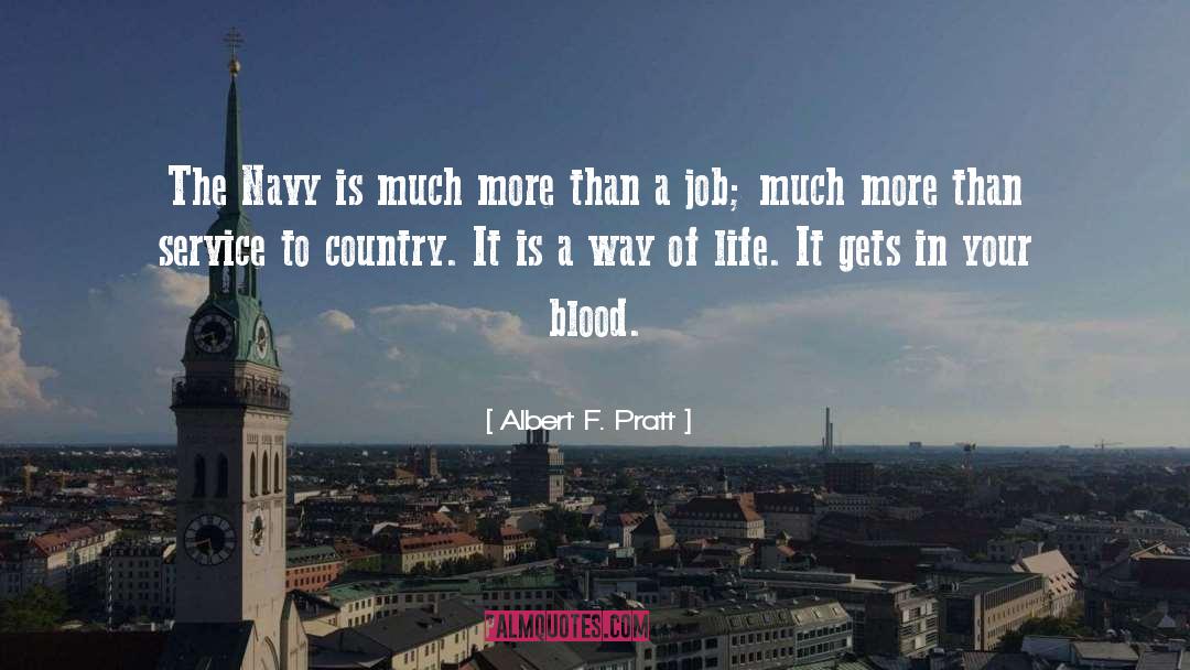 More Than A Job quotes by Albert F. Pratt