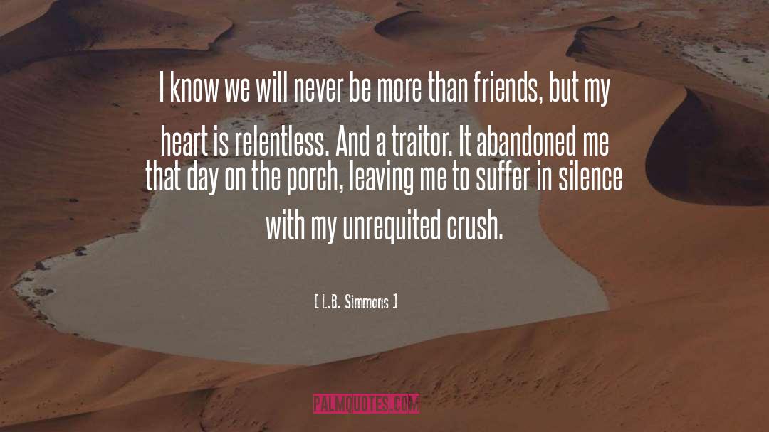 More Than Friends quotes by L.B. Simmons