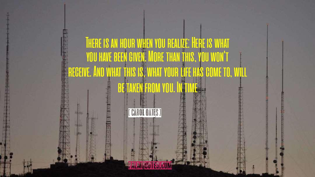 More Than This quotes by Carol Oates