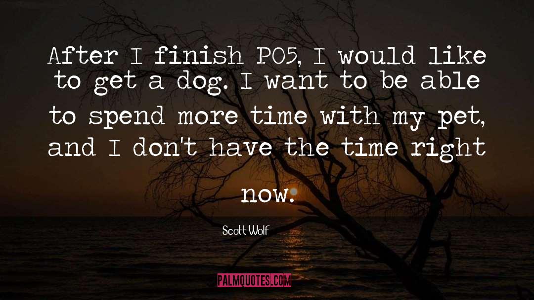 More Time quotes by Scott Wolf