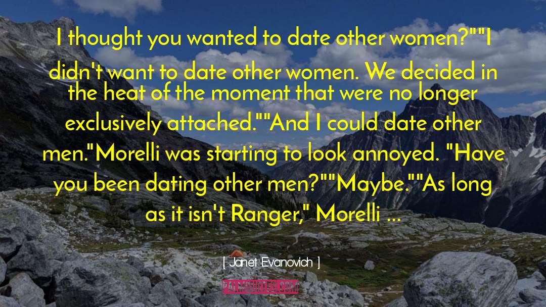 Morelli quotes by Janet Evanovich