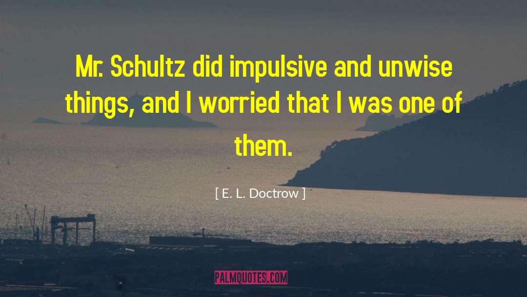 Morene Schultz quotes by E. L. Doctrow