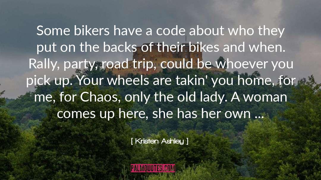 Morewood Bikes quotes by Kristen Ashley