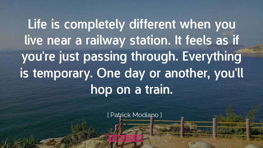 Morishita Station quotes by Patrick Modiano