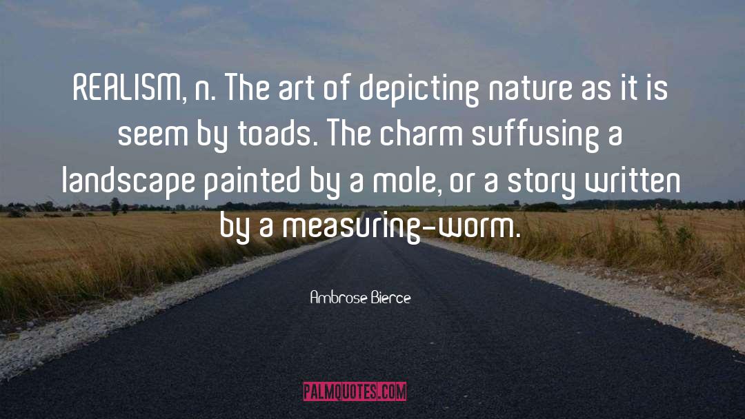 Morken Landscape quotes by Ambrose Bierce