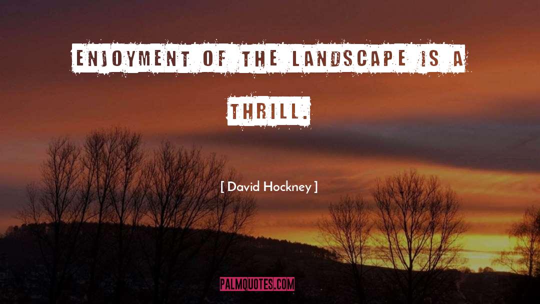 Morken Landscape quotes by David Hockney