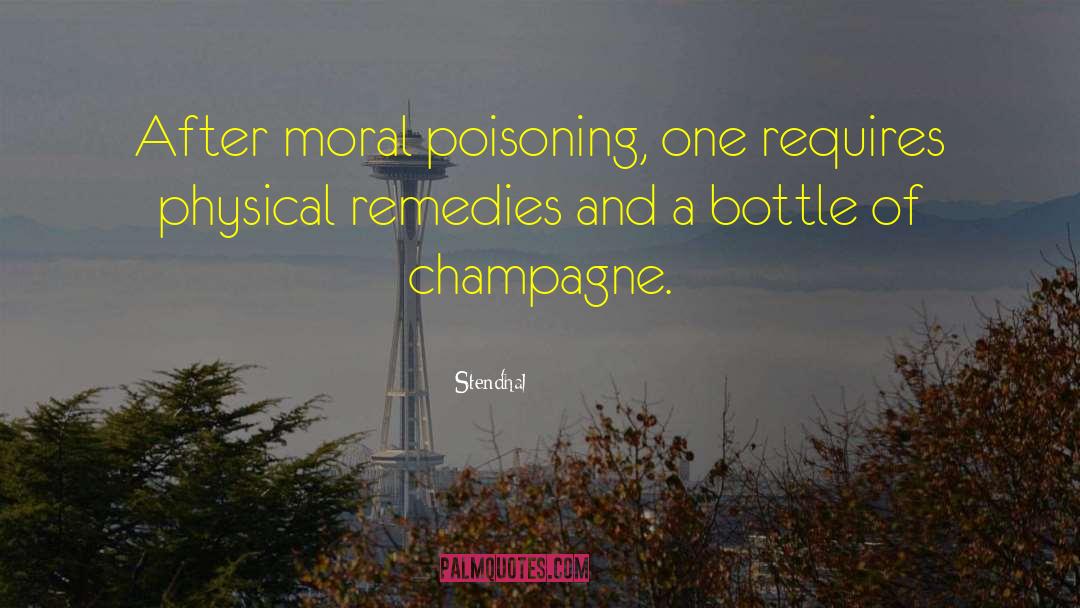 Morlet Champagne quotes by Stendhal