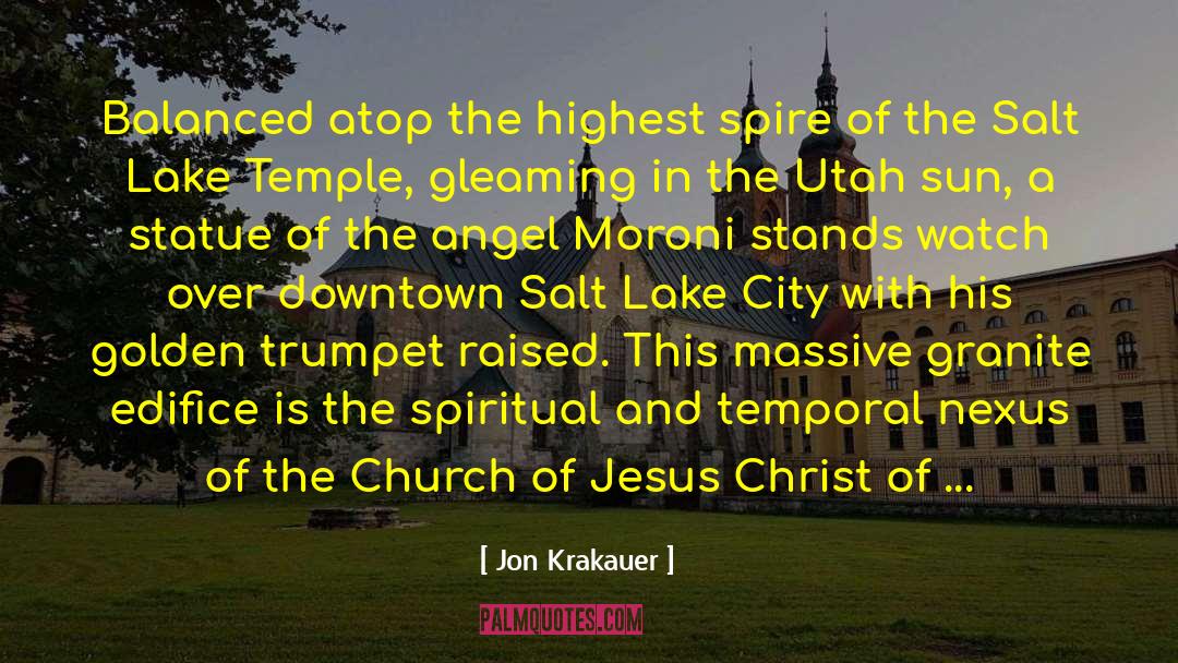 Mormonism quotes by Jon Krakauer